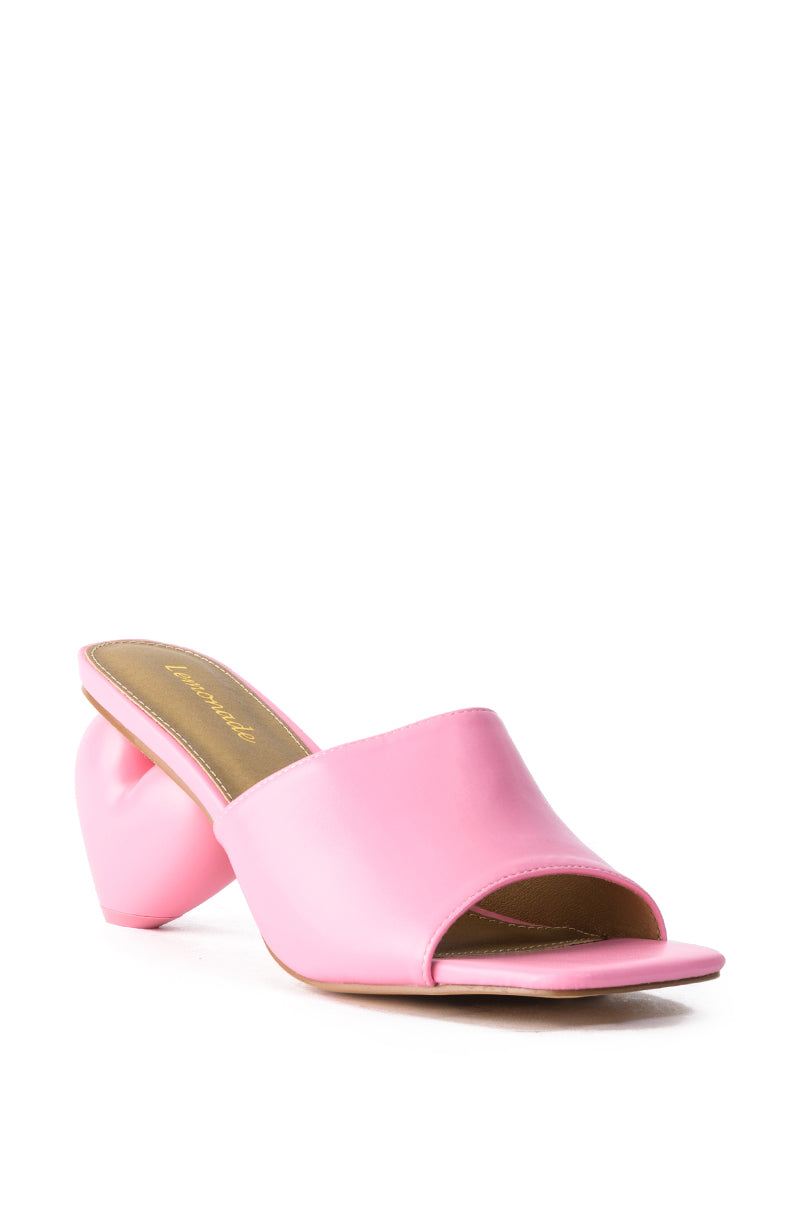 BUBBLEHEART CHUNKY SANDAL IN PINK