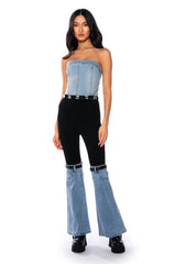 BUCKLE UP DENIM BOOT LEGGING