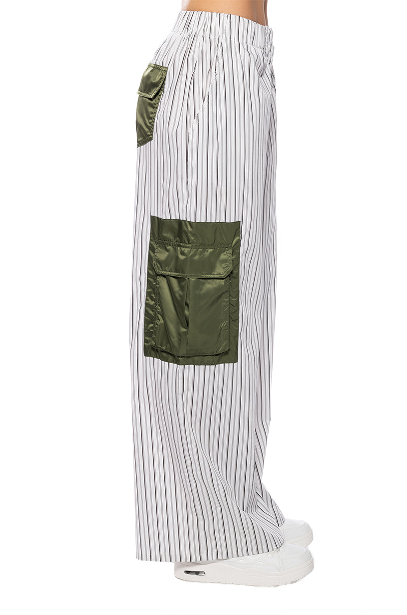 CALLIE CARGO WIDE LEG PANT