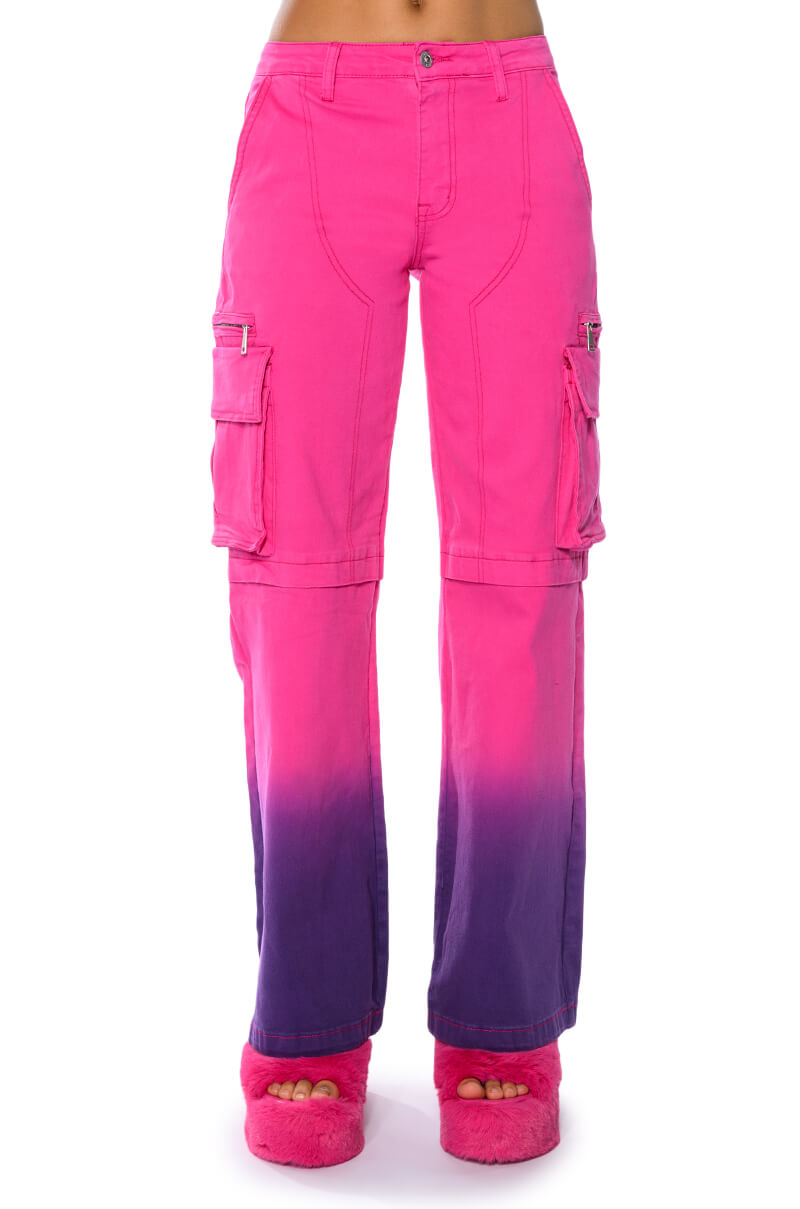 CANDY DREAMS RELAXED CARGO JEANS
