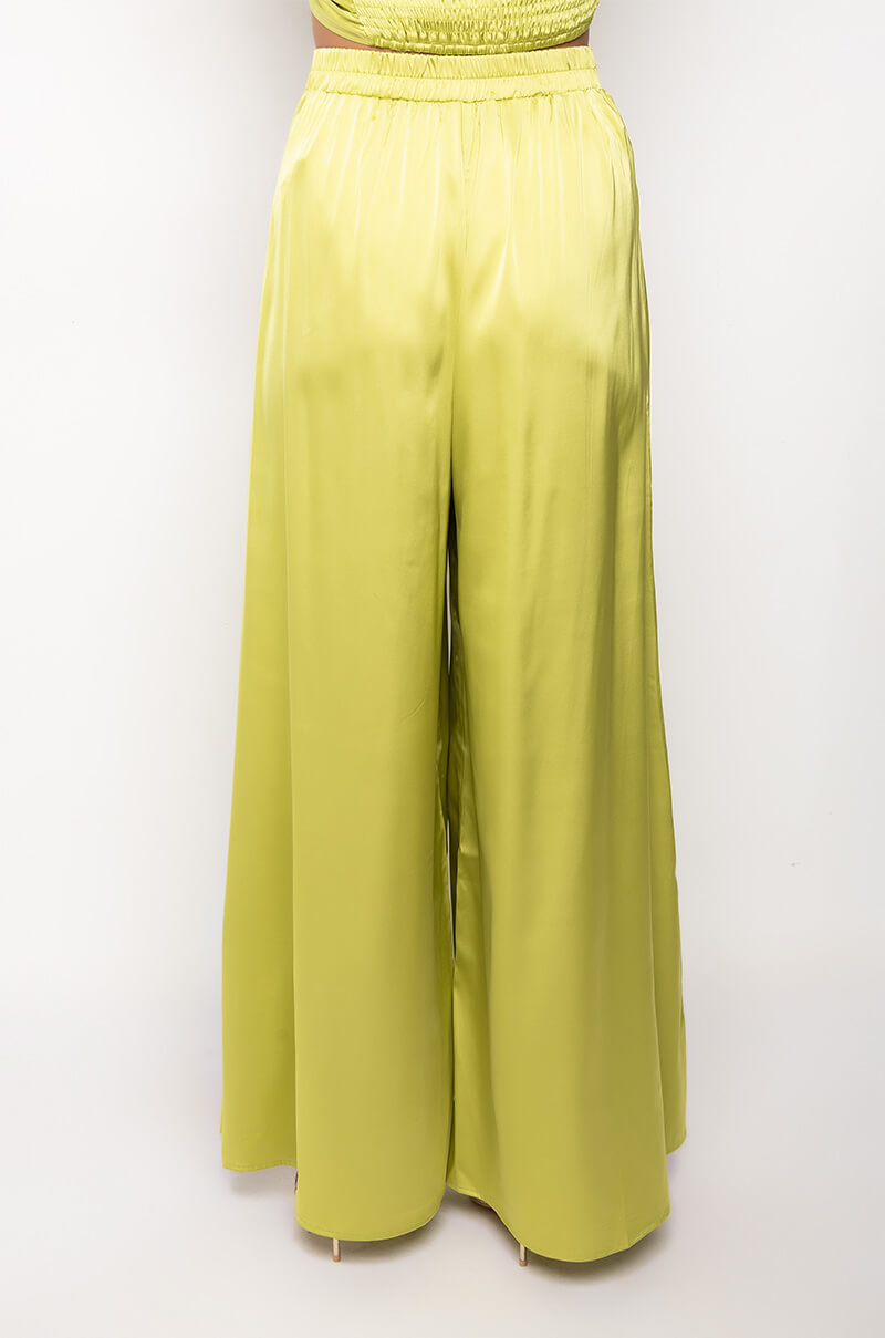 CANT RELATE SATIN PALAZZO PANT