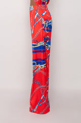 CAPRI SATIN WIDE LEG PANT