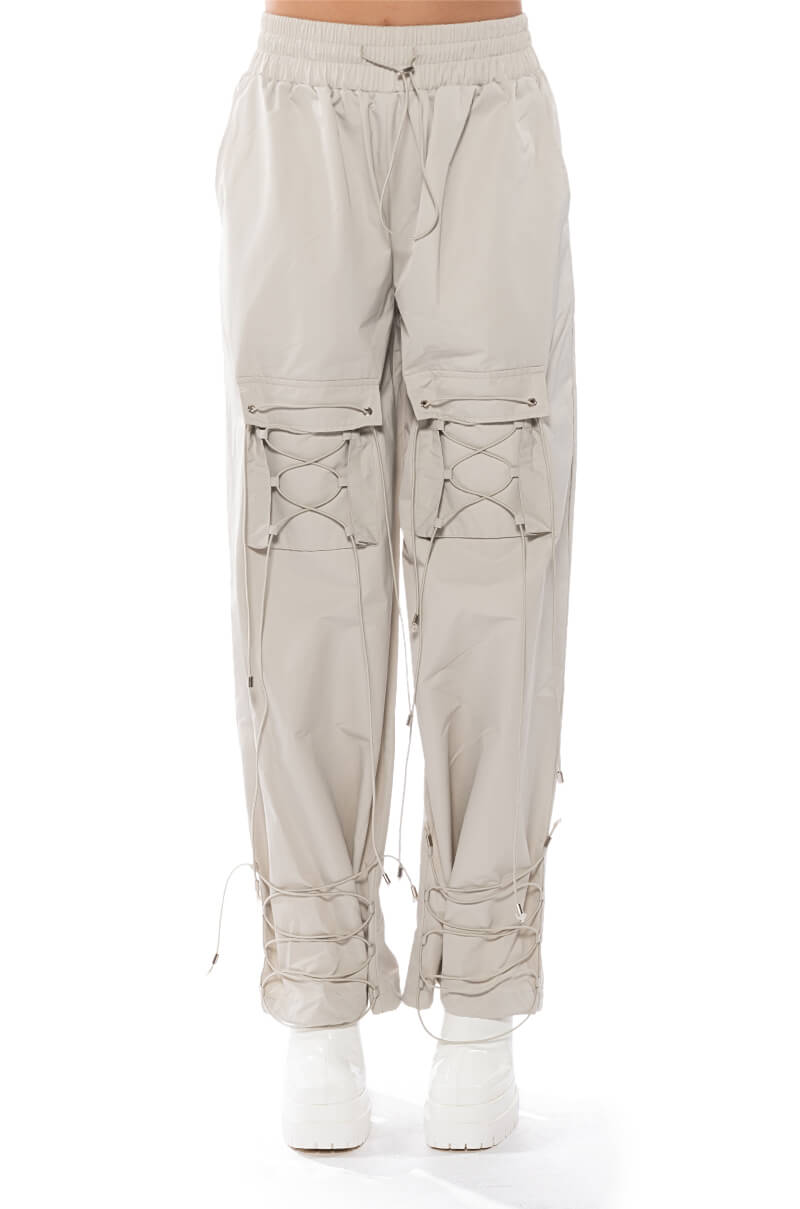 CARA ELASTIC DETAIL UTILITY JOGGER