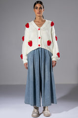 CECE PULL ON SUPER WIDE DENIM PANT
