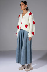 CECE PULL ON SUPER WIDE DENIM PANT