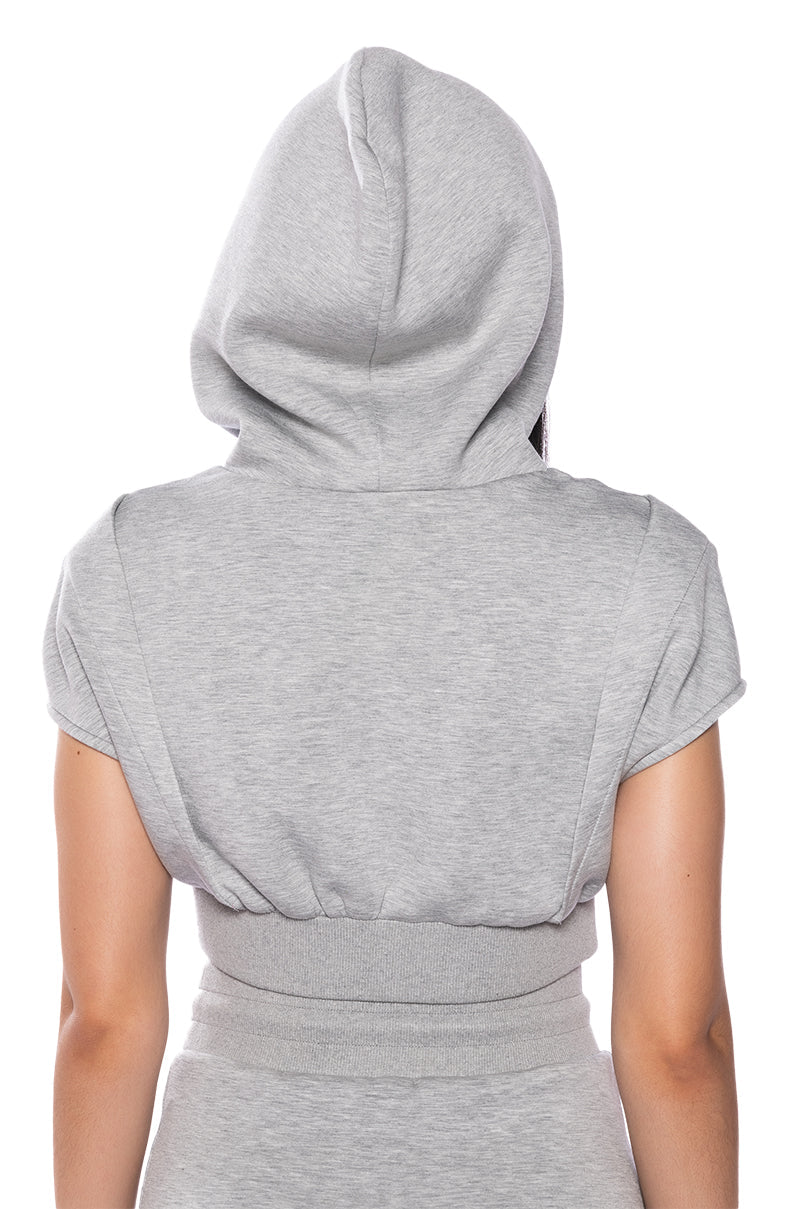 CHILL DAYS CROPPED HOODIE