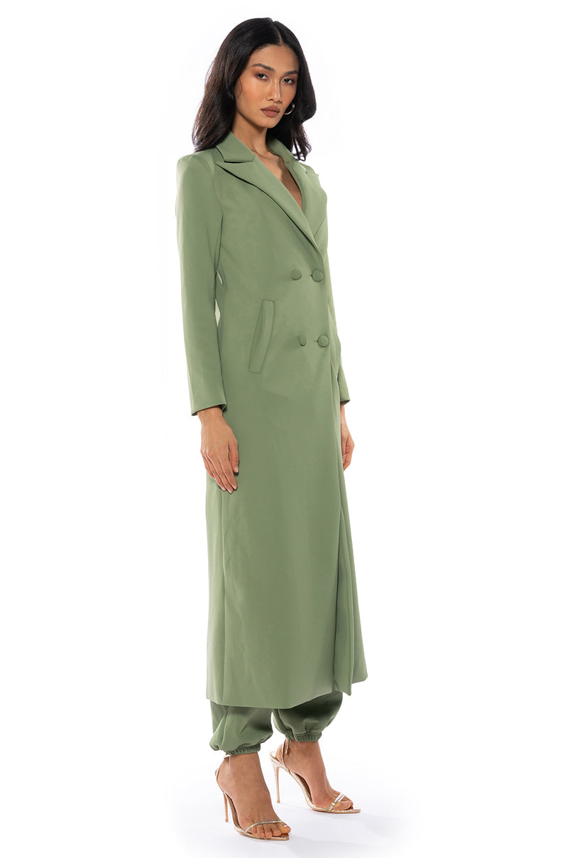 COCOA BUTTER SCUBA TRENCH