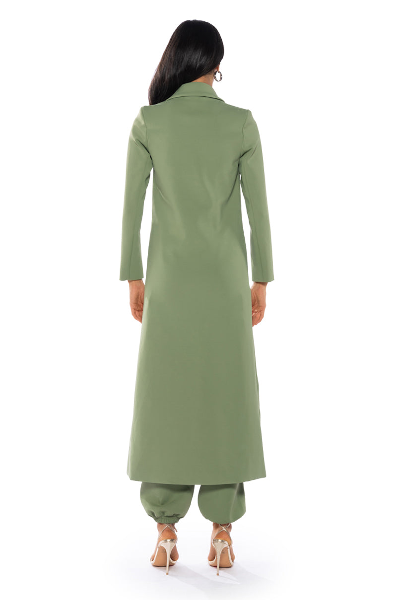 COCOA BUTTER SCUBA TRENCH