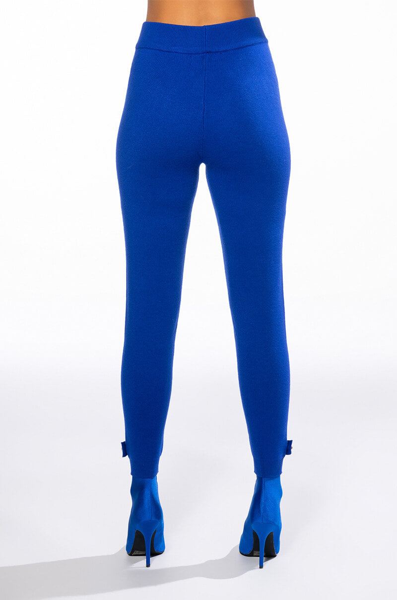 COLLEGIATE VARSITY BLUES KNIT LEGGING