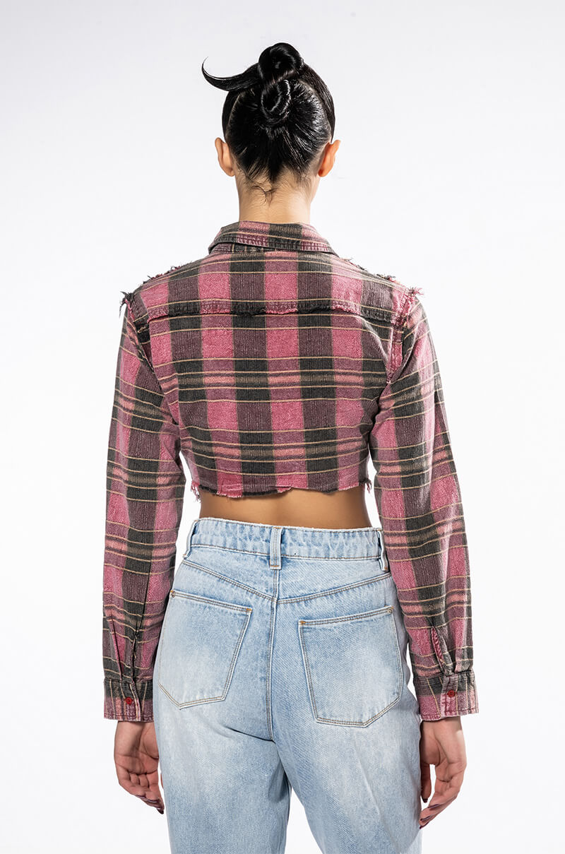 COOL AGAIN FLANNEL BLOUSE
