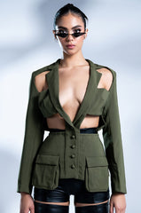 CUT IT OUT BLAZER