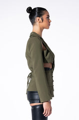 CUT IT OUT BLAZER