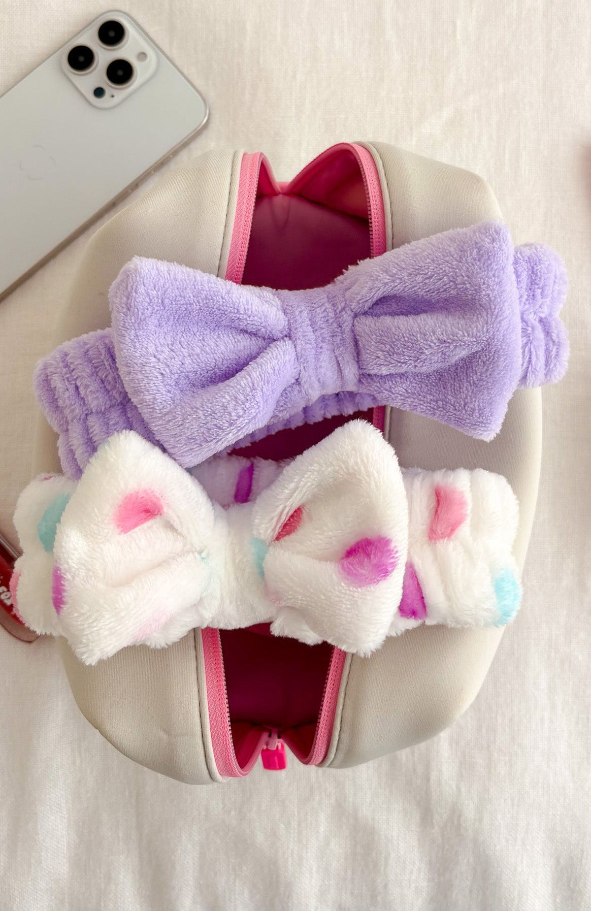 Kesia Beauty Headband 2 Pack Purple/White