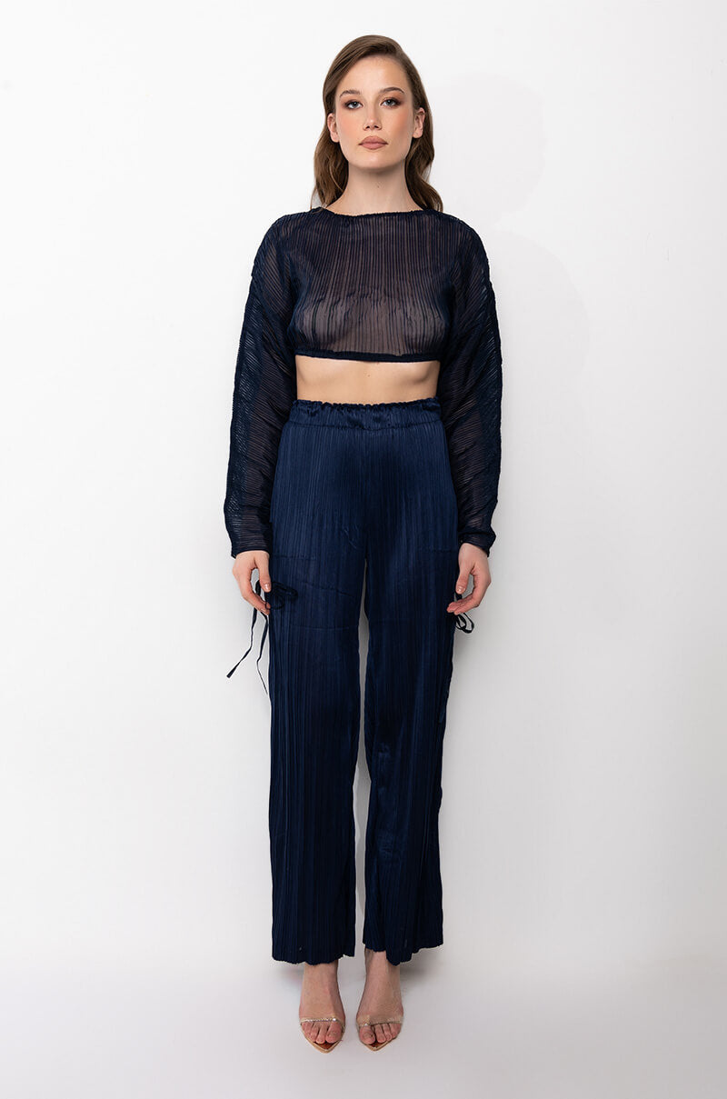 DAHLIA PLEATED PALAZZO PANT