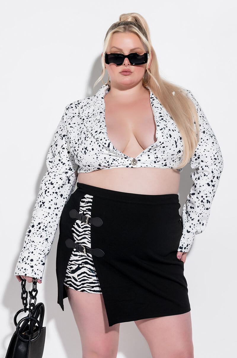 DALMATION CROP BLAZER