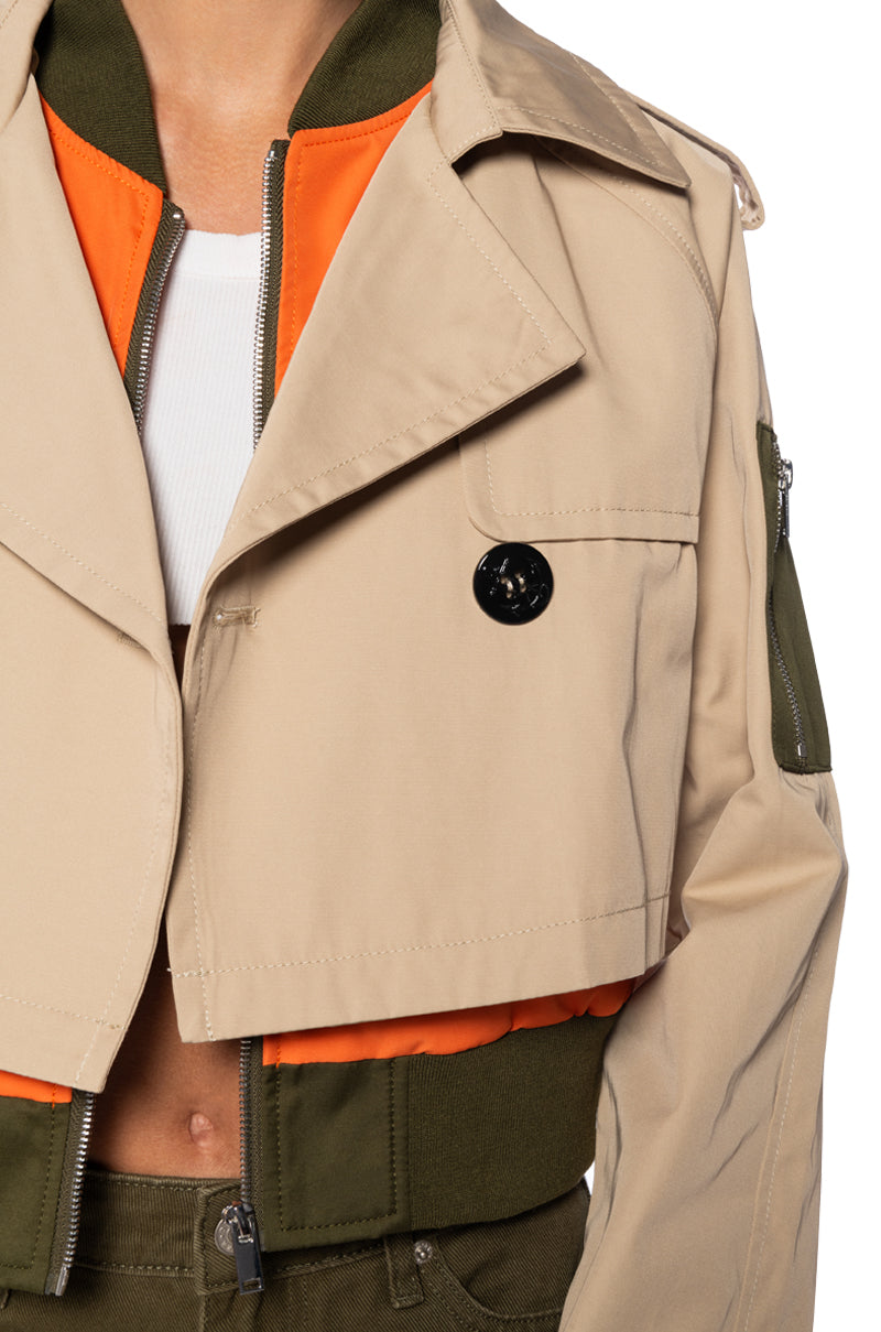 DANA CROPPED TRENCH WITH BOMBER LAYER
