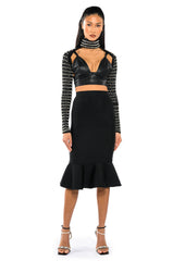 DAPHNE PEPLUM SKIRT