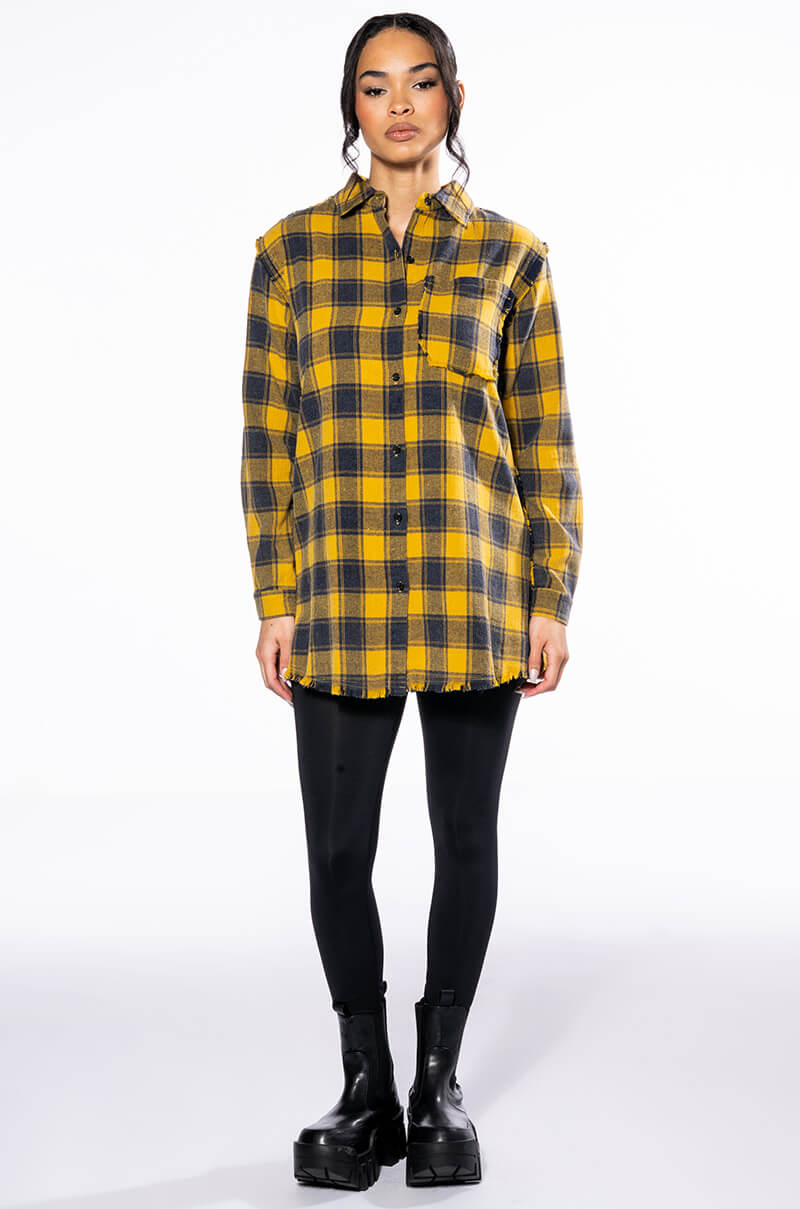 DARK FANTASY BUTTON DOWN FLANNEL