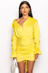 DAY DATE STRETCH SHIRT DRESS
