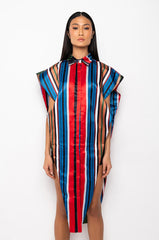 DESIRE MORE MAXI BUTTON UP BLOUSE