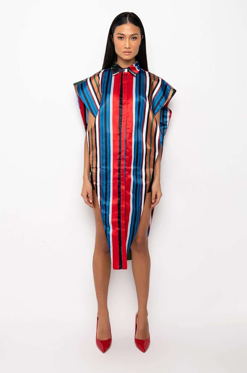 DESIRE MORE MAXI BUTTON UP BLOUSE