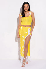 DESTINATION PARADISE DAISY CROCHET CROP TOP