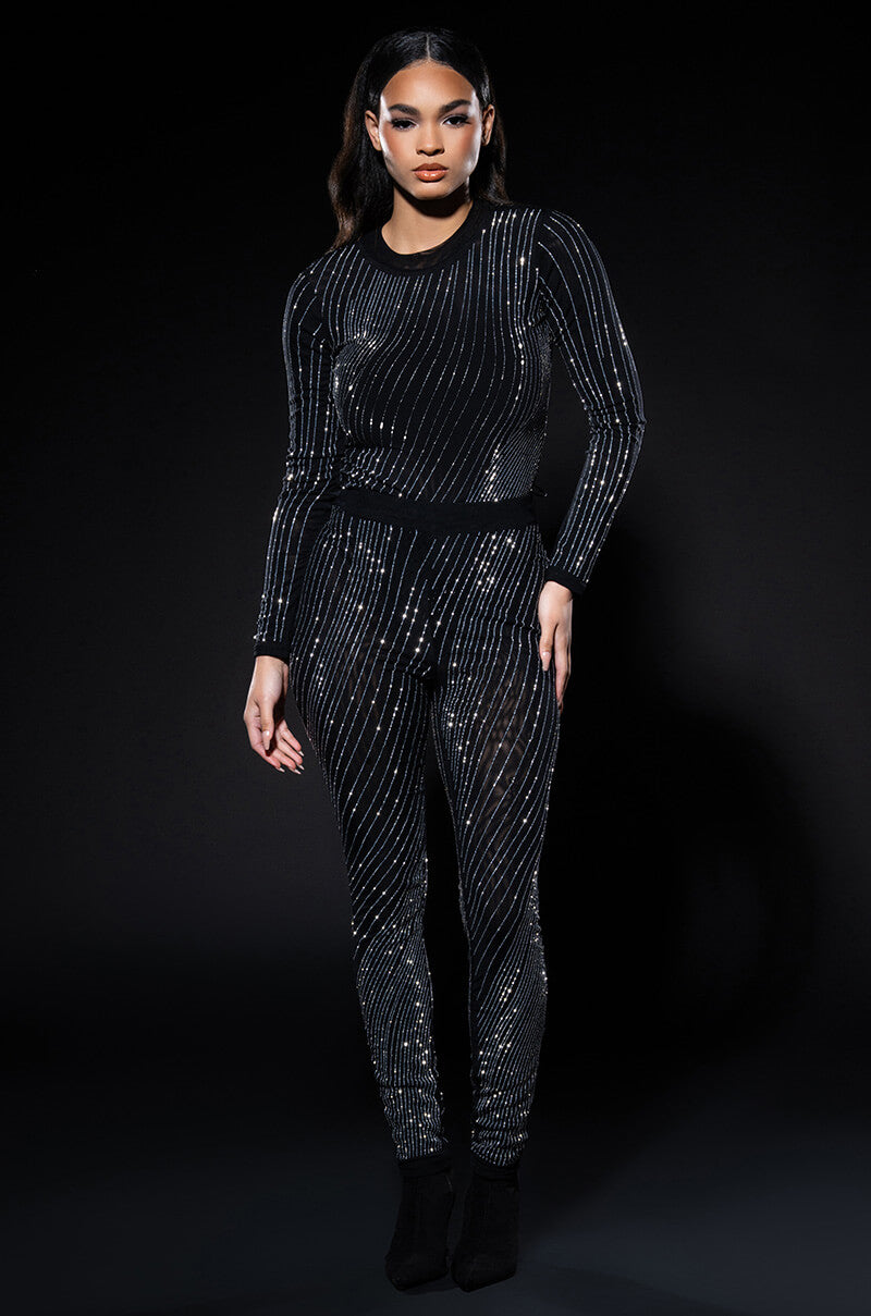DIAMOND MESH LEGGING