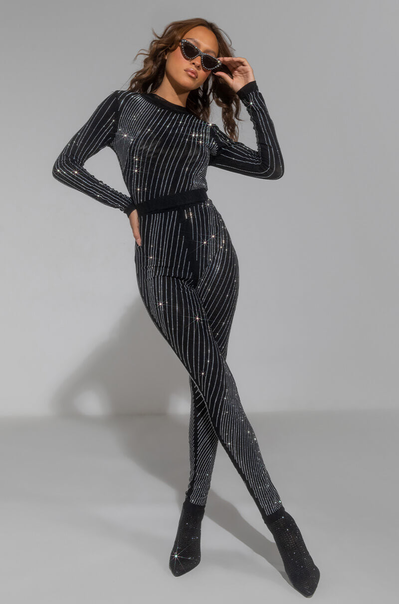 DIAMOND MESH LEGGING