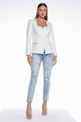 DIAMONDS STRAIGHT LEG JEANS