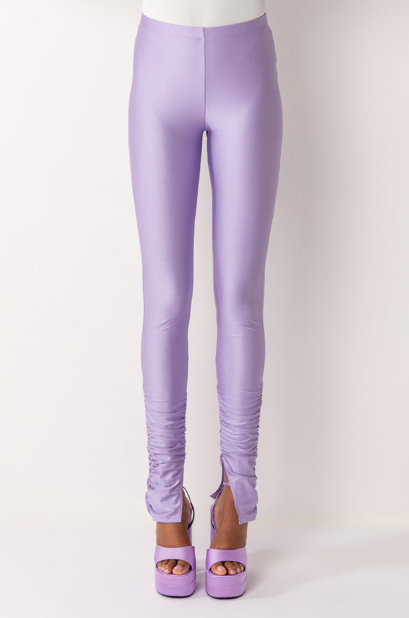 ICE SCUBA RUCHED ANKLE LEGGINGS