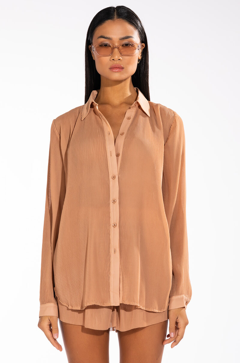DND CROPPED RELAXED BUTTON DOWN