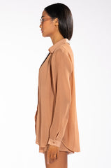 DND CROPPED RELAXED BUTTON DOWN