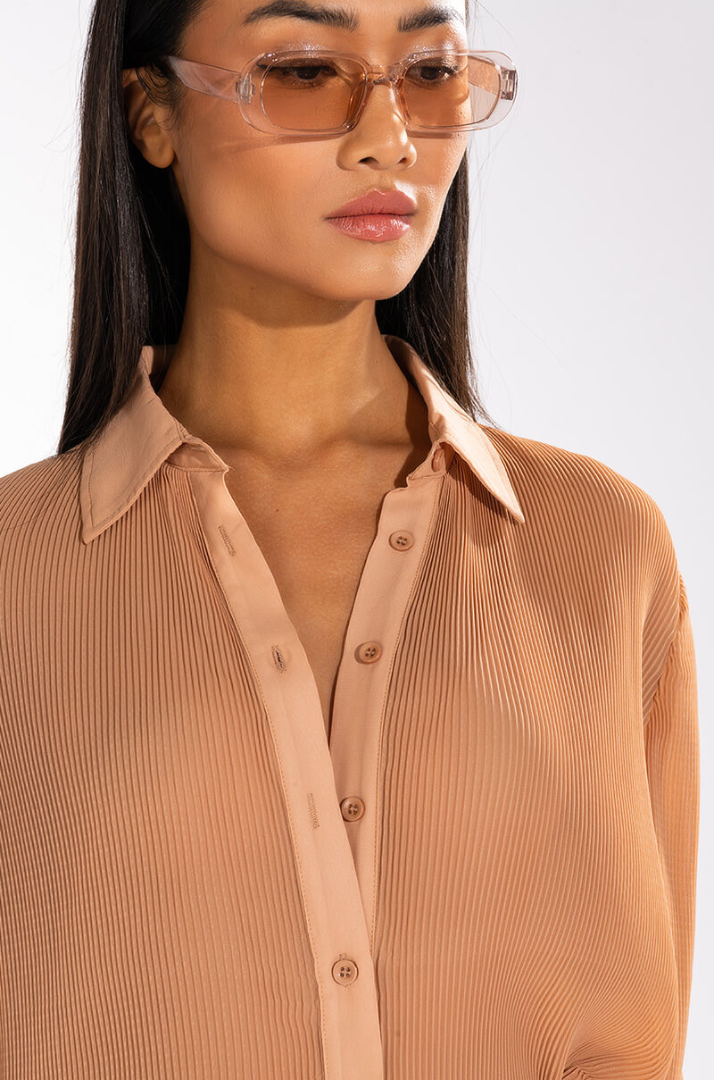 DND CROPPED RELAXED BUTTON DOWN