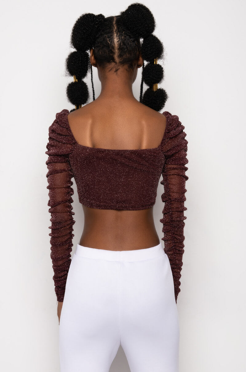DO IT LIKE ME CROPPED BLOUSE