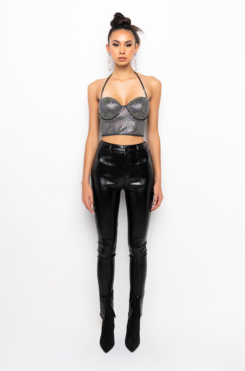 DOING IT RIGHT RHINESTONE CORSET