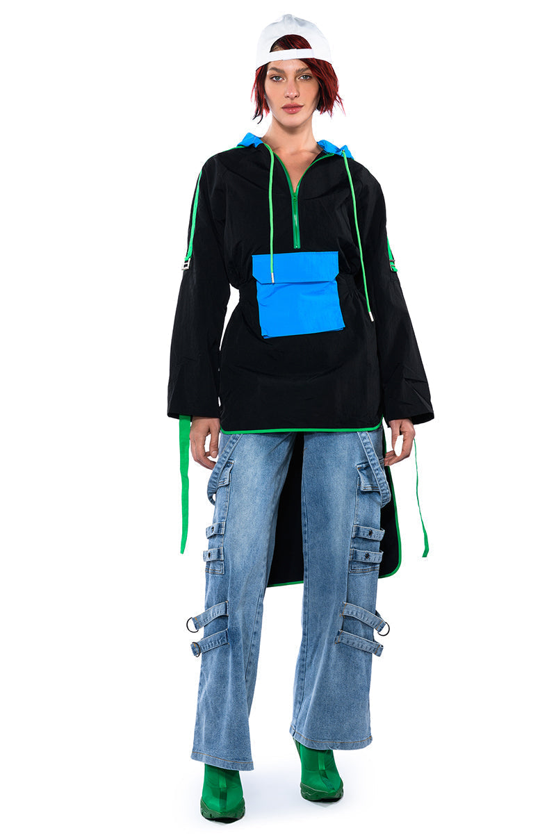 DON'T TAKE HIM BACK HIGH RISE WIDE LEG CARGO PANTS