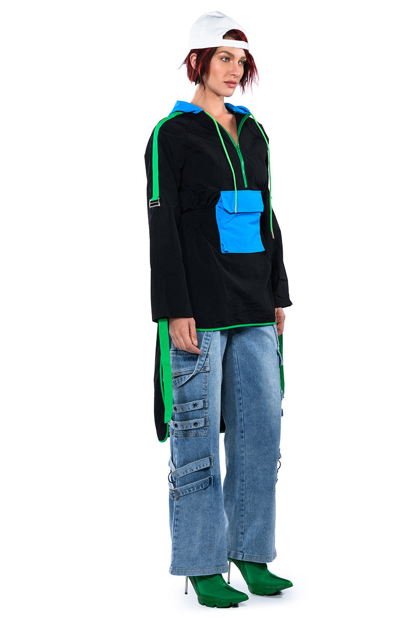 DON'T TAKE HIM BACK HIGH RISE WIDE LEG CARGO PANTS