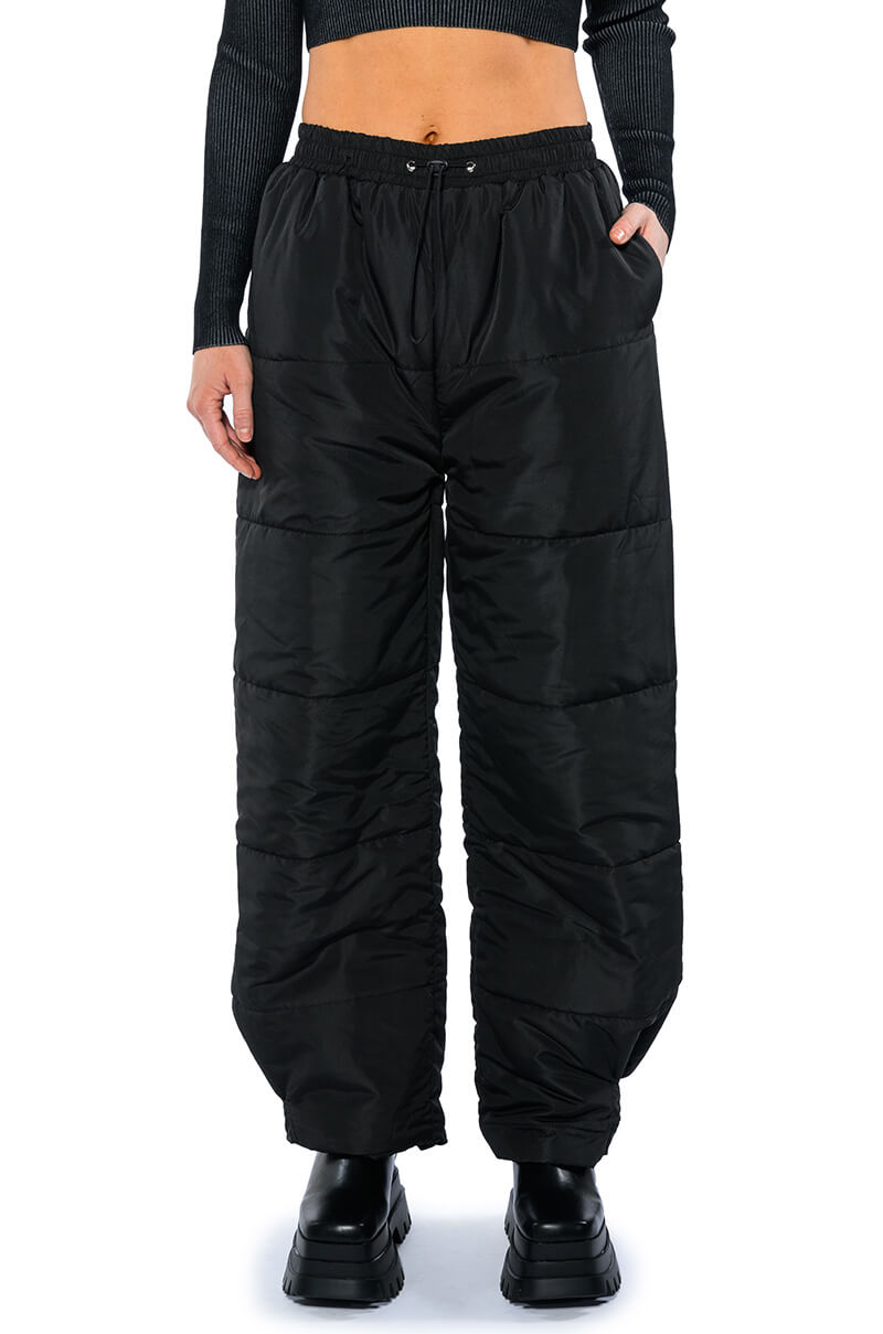 DOUBLE UP PUFFER PULL ON JOGGER