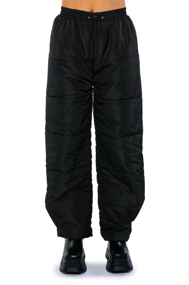 DOUBLE UP PUFFER PULL ON JOGGER