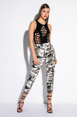 SEXY CAMO CARGO JOGGER PANT