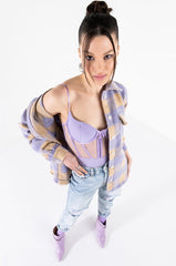 DOWN FOR YOU OVERSIZED FLANNEL