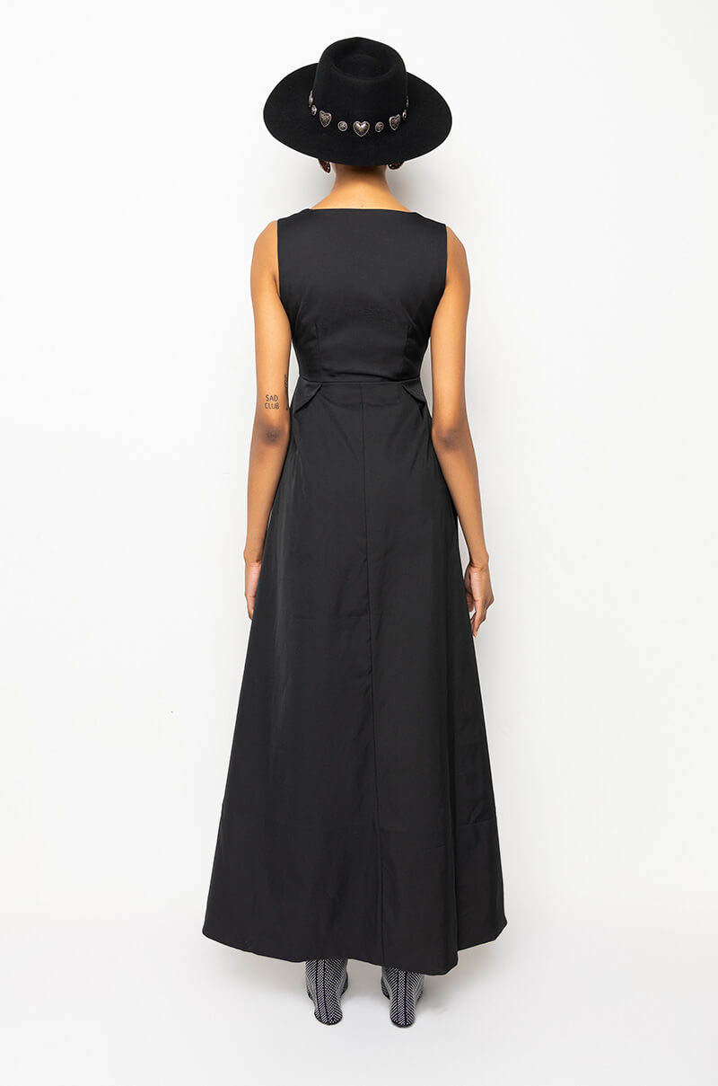DOWN TO BUSINESS MAXI TRENCH VEST