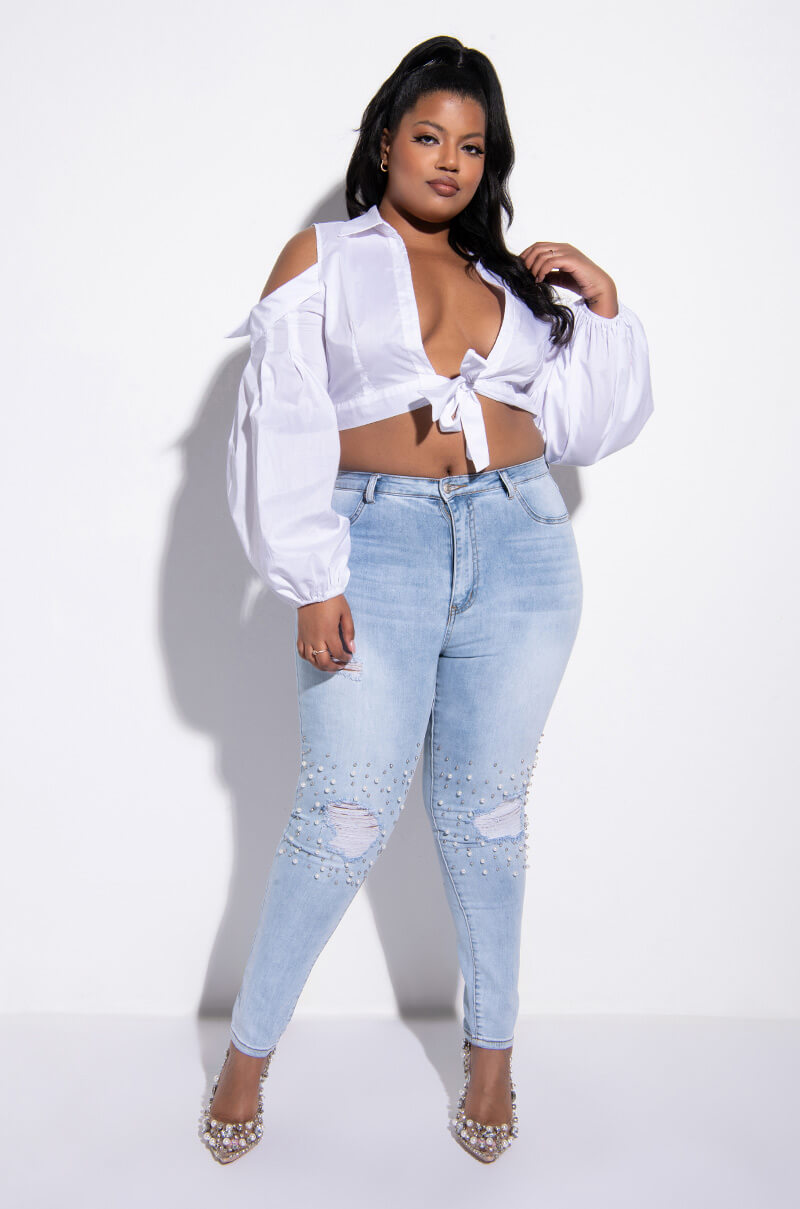SEXY DENIM HIGH RISE DENIM