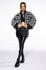 DREAMY HAND KNITTED CROCHET PUFFER