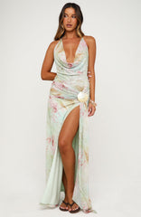 Drift Ashore Maxi Dress Sea Mineral