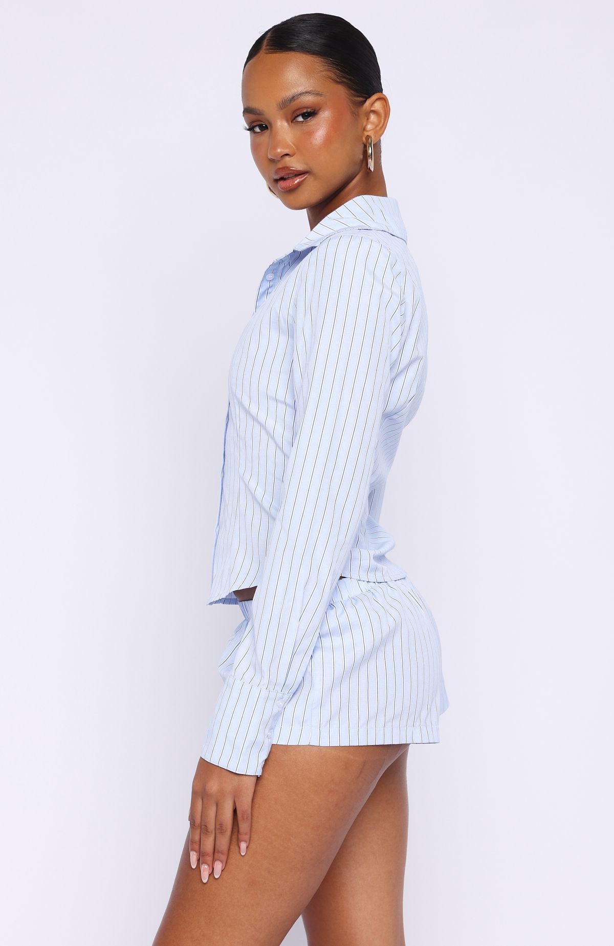Heatwave Honey Long Sleeve Shirt Sky Blue