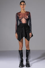 EDNA SYMMETRIC SKIRT