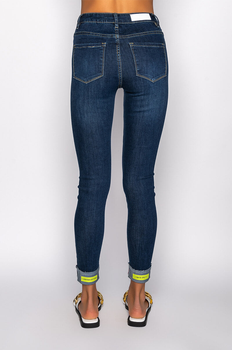ELITE ONLY MID RISE SKINNY JEANS