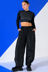 ELLA LONG SLEEVE CROPPED SWEATER