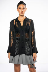 EMERSON KNITTED BUTTON DOWN TOP